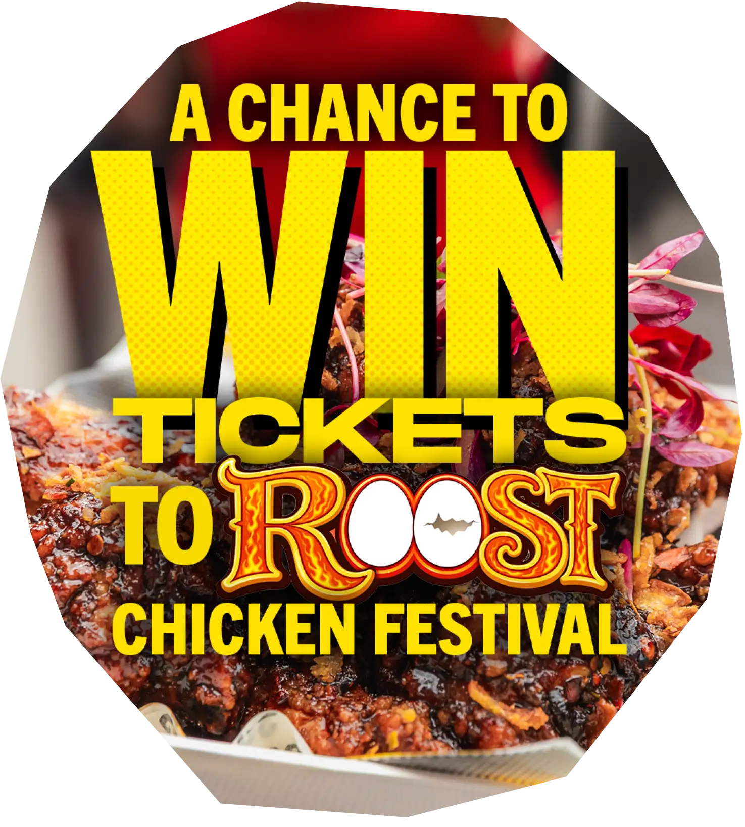 Win two tickets to ROOST Chicken Festival at Allianz Stadium, Twickenham
