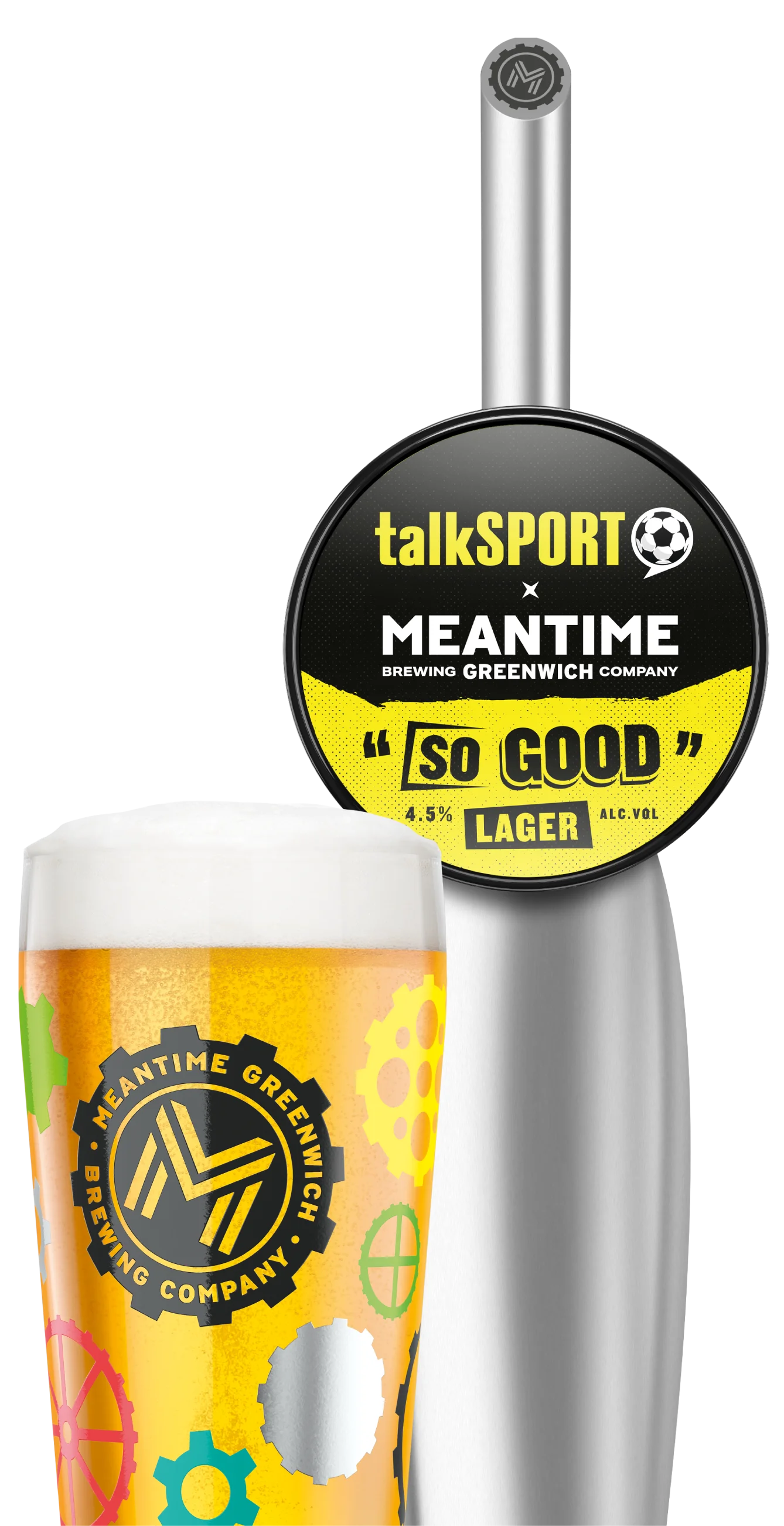 So Good Lager brewed with talkSPORT for matchdays across selected UK pubs